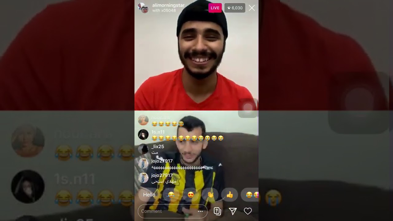 بث يوسف العماري انستقرام 13 : قست مع موسى الخنيزي وأخوه مهدي
