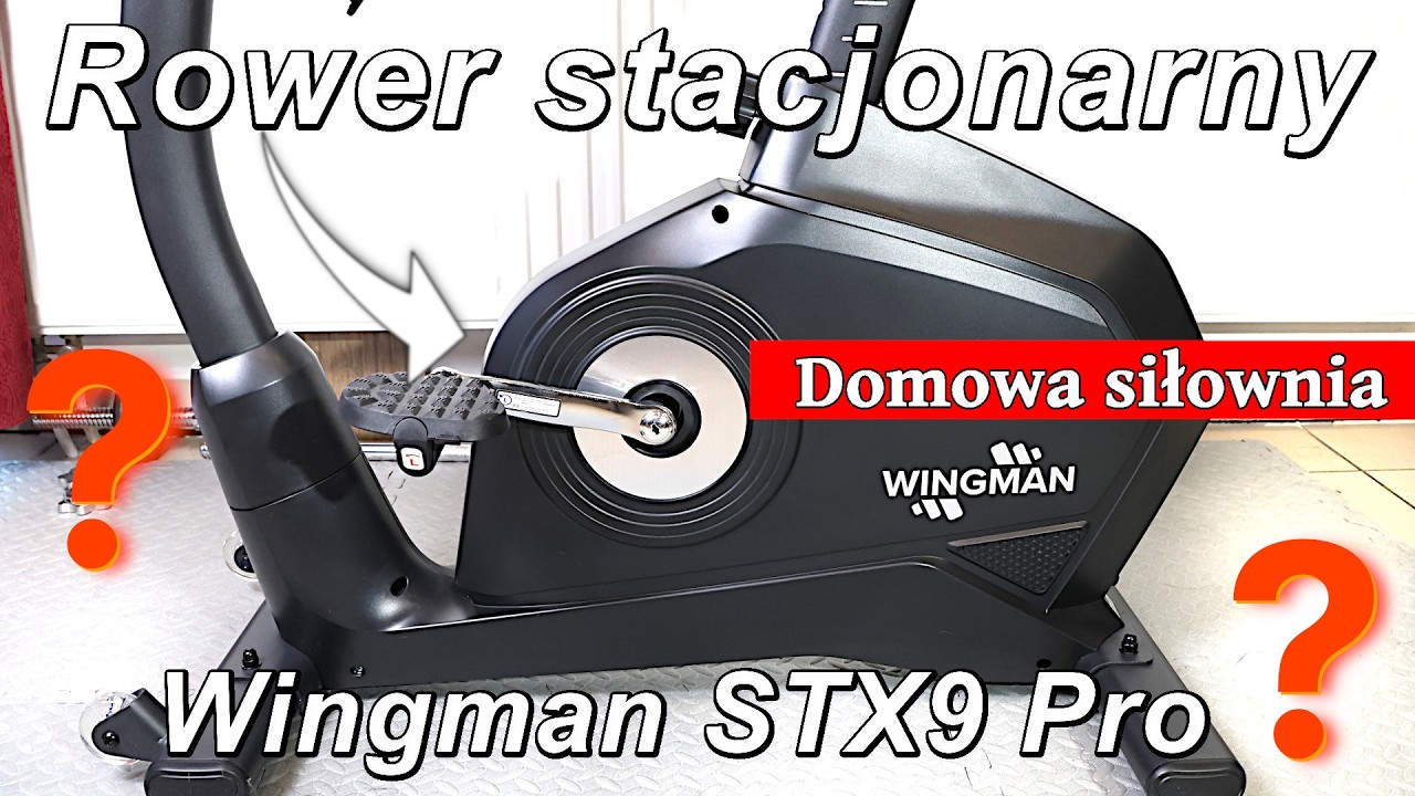 Treningowy rower stacjonarny Wingman STX9 Pro do domowej siłowni -  Unboxing, montaż i...