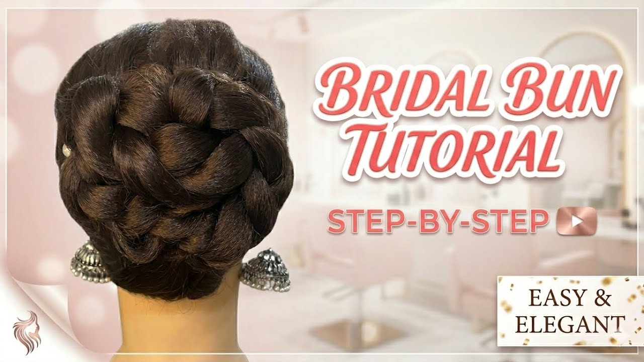 Very easy hairstyle | Very beautiful Juda hairstyle | Most easy Bun hairstyle | Bridal Bun hairstyle