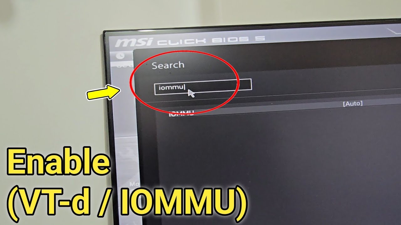 How to Enable (VT-d / IOMMU) in MSI Bios - Full Guide