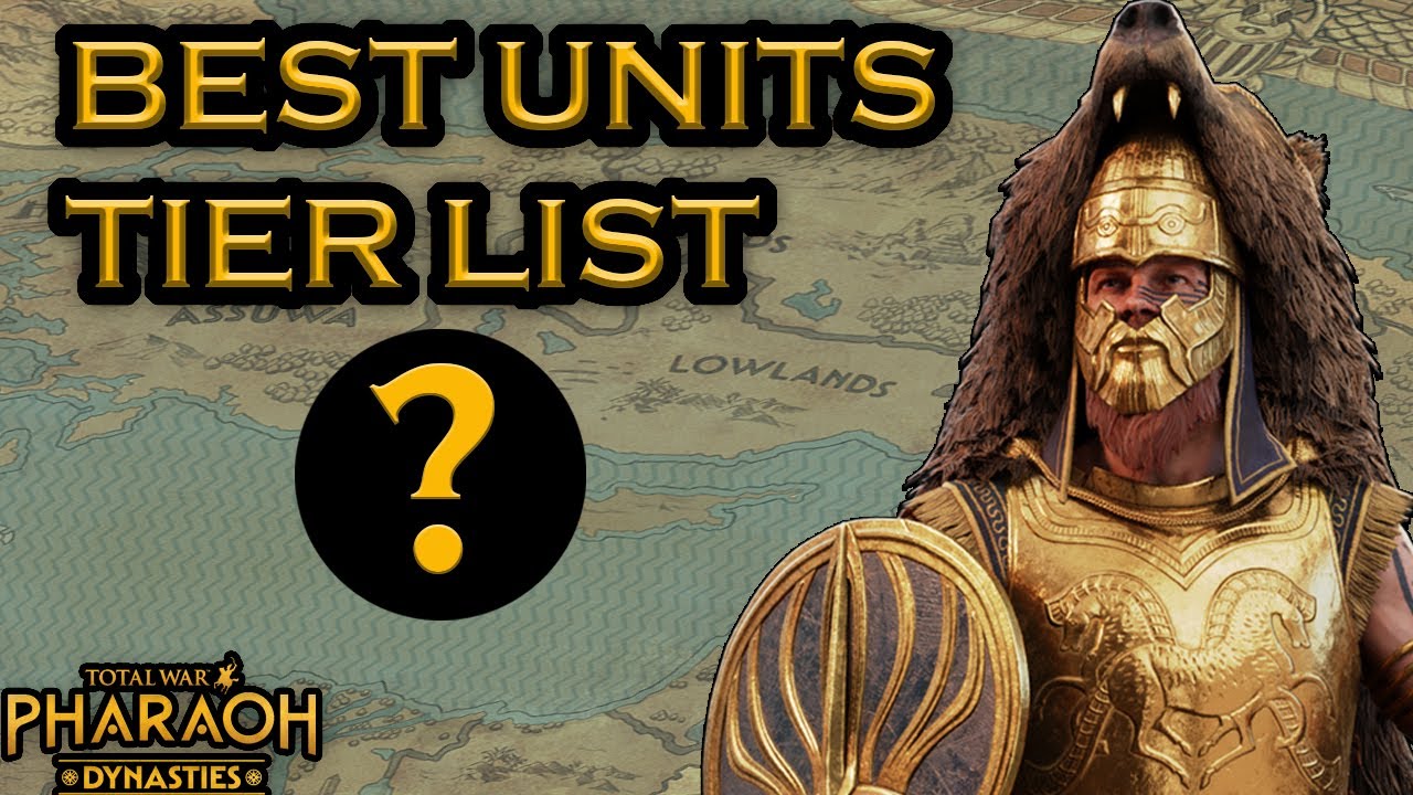 THE ULTIMATE TOTAL WAR:PHARAOH UNIT TIER LIST ! THE BEST NATIVE FACTIONS!