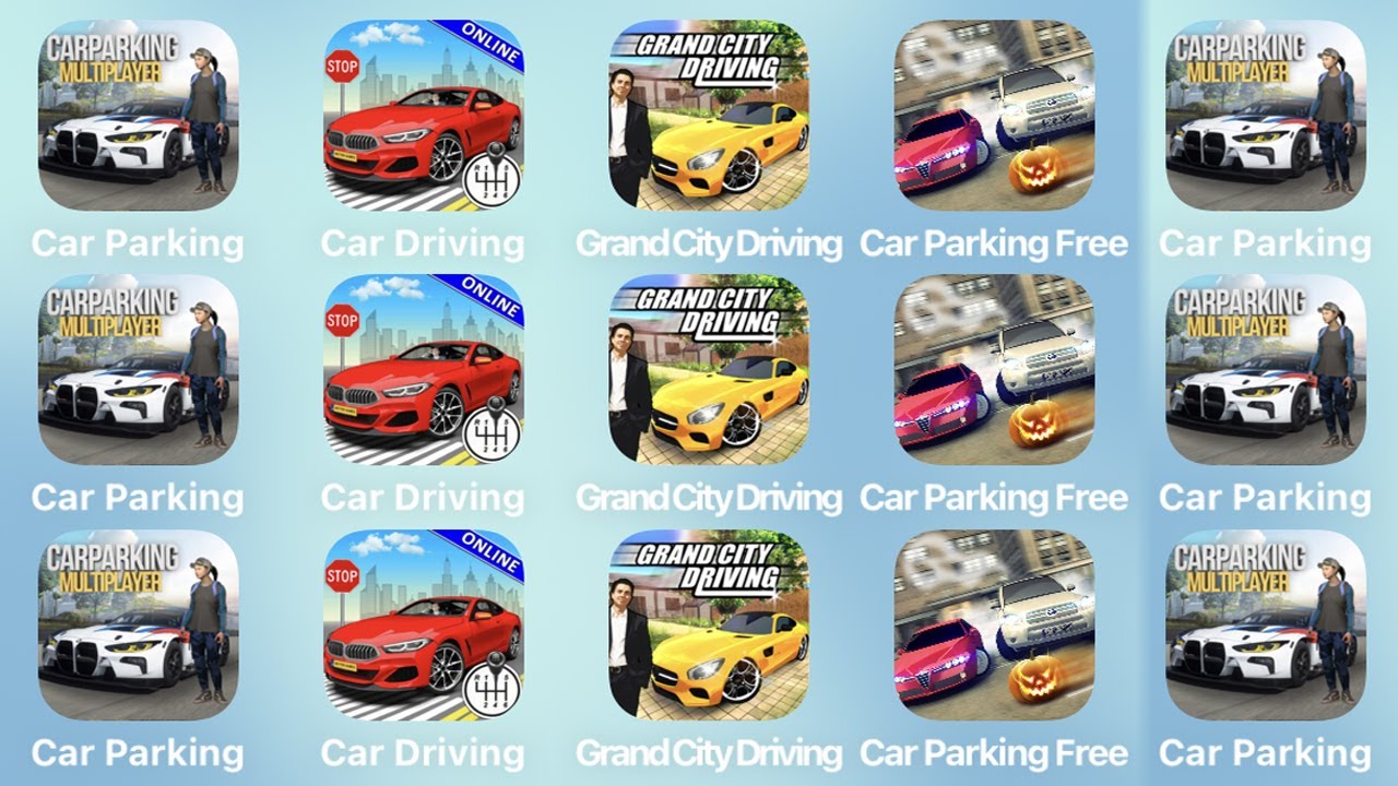 Car Parking, Car Driving, Grand City Driving and More Car Games iPad Gameplay