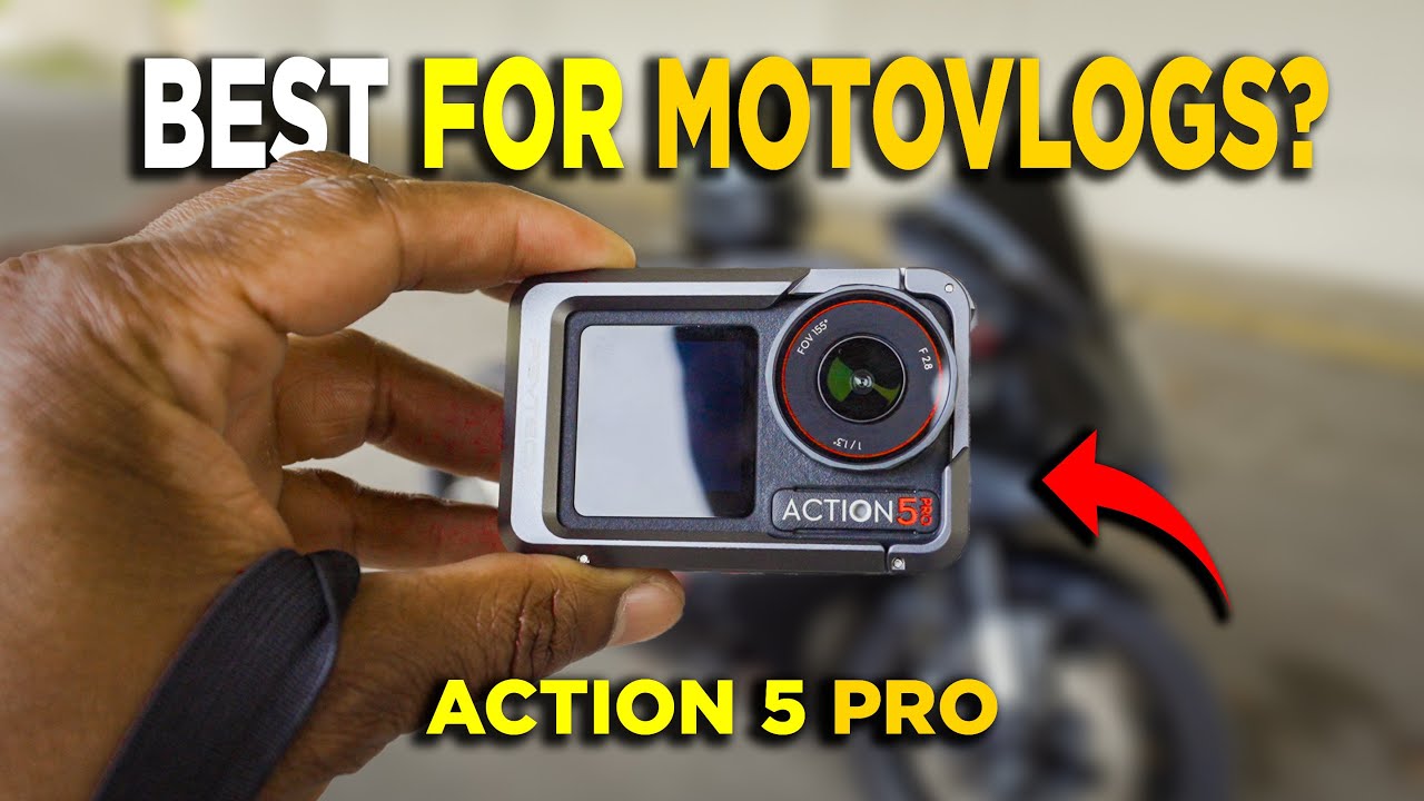Action 5 Pro might be the BEST MOTOVLOGGING CAMERA