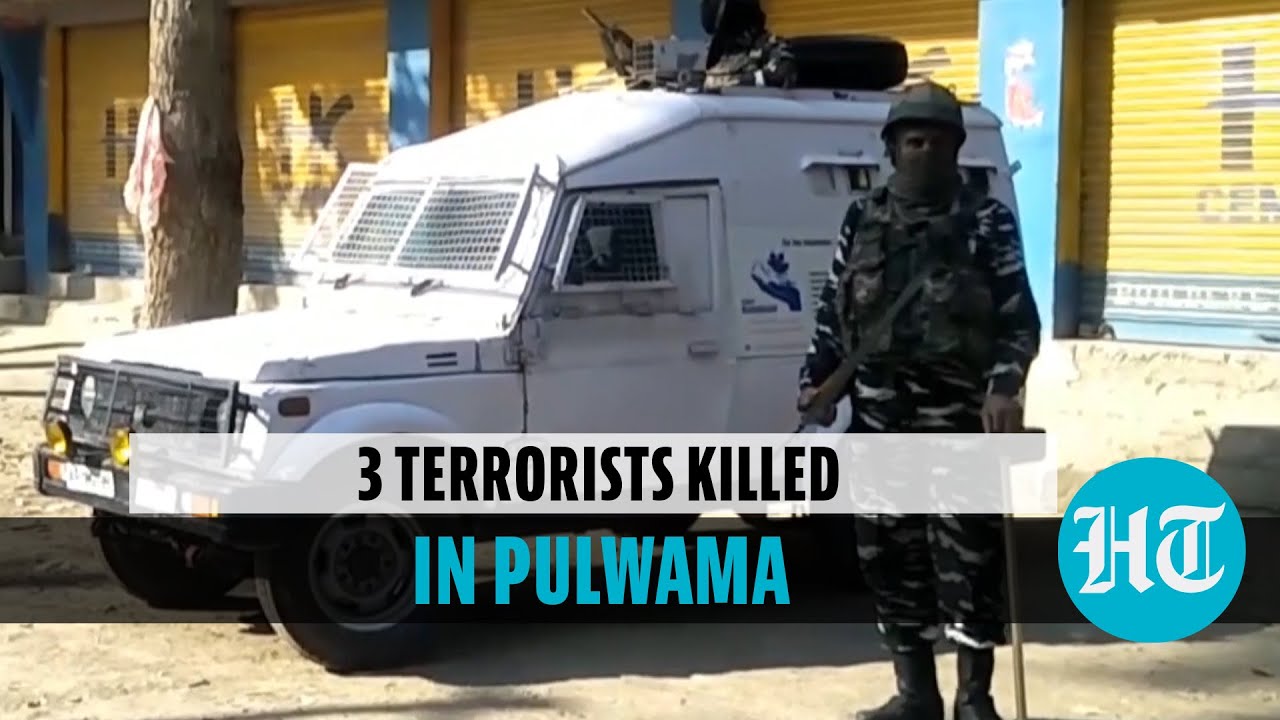 Watch: 3 terrorists involved in attack on BJP leader eliminated in Pulwama