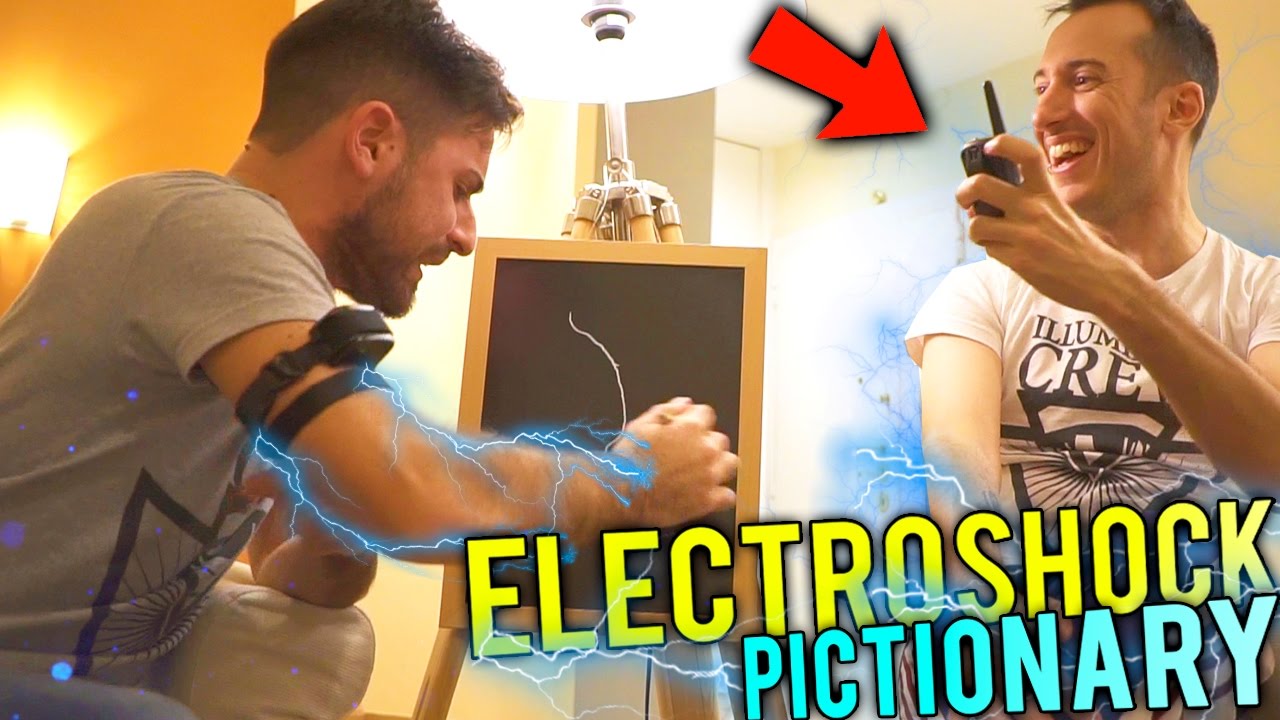 DISEGNARE CON LA SCOSSA SUL BRACCIO!! Electroshock Pictionary Challenge w/ IlluminatiCrew