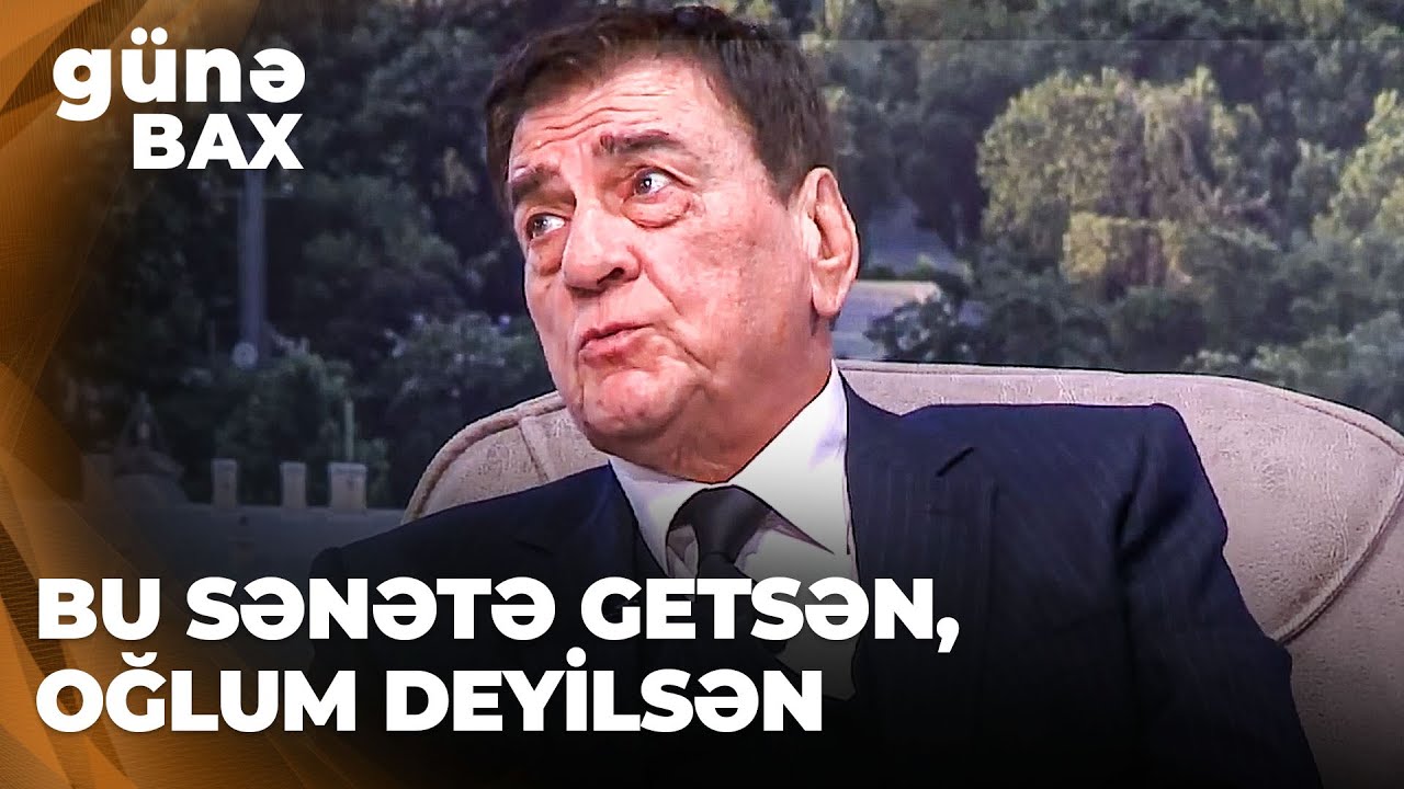 Günə bax | Əməkdar artist Razi Şükürov | Atam müğənni olmağımı istəmirdi