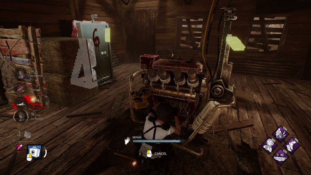 Dead by daylight Jill against The Springtrap