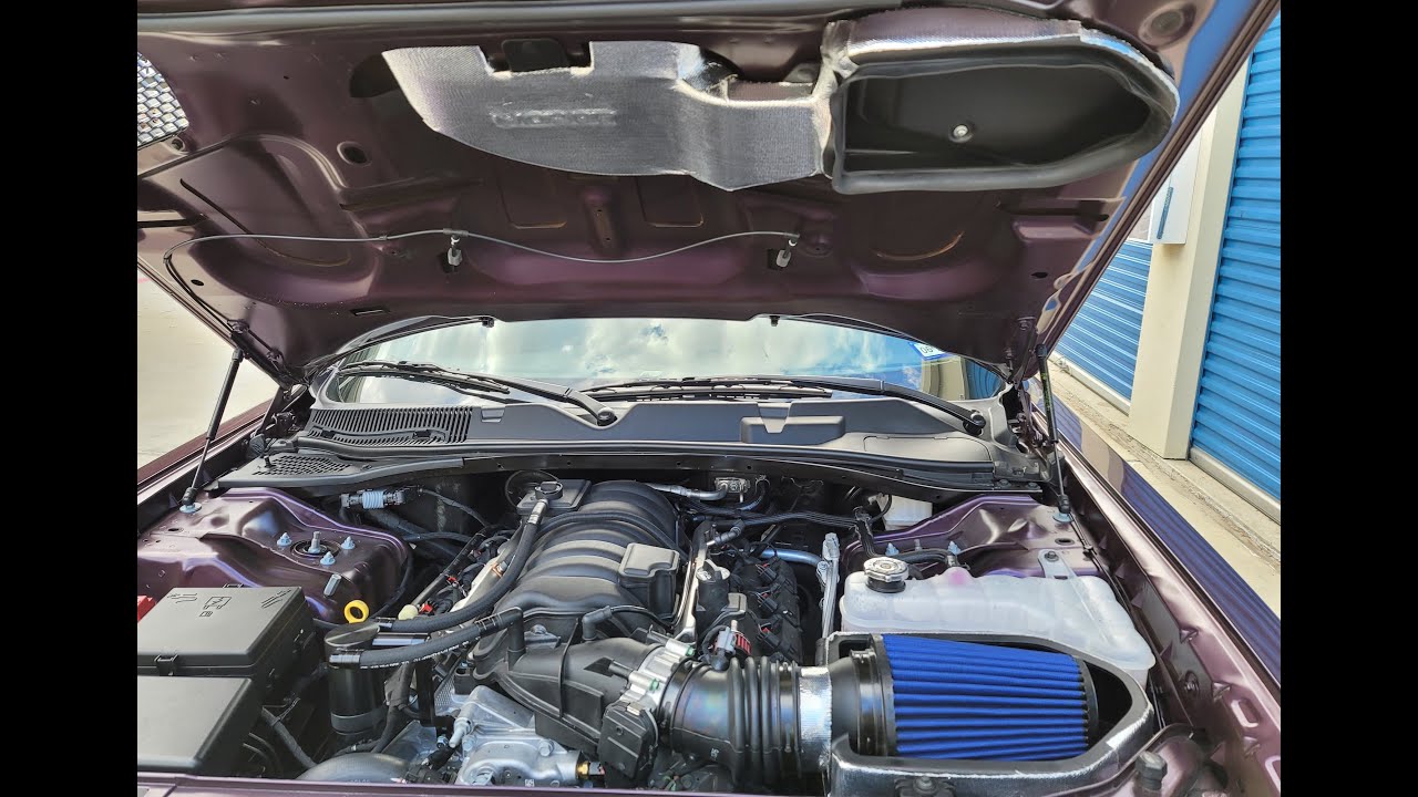 Heat Wrapping the Mopar T/A CAI on my 2020 Dodge Challenger 1320 Scat Pack to Lower Air Intake Temps