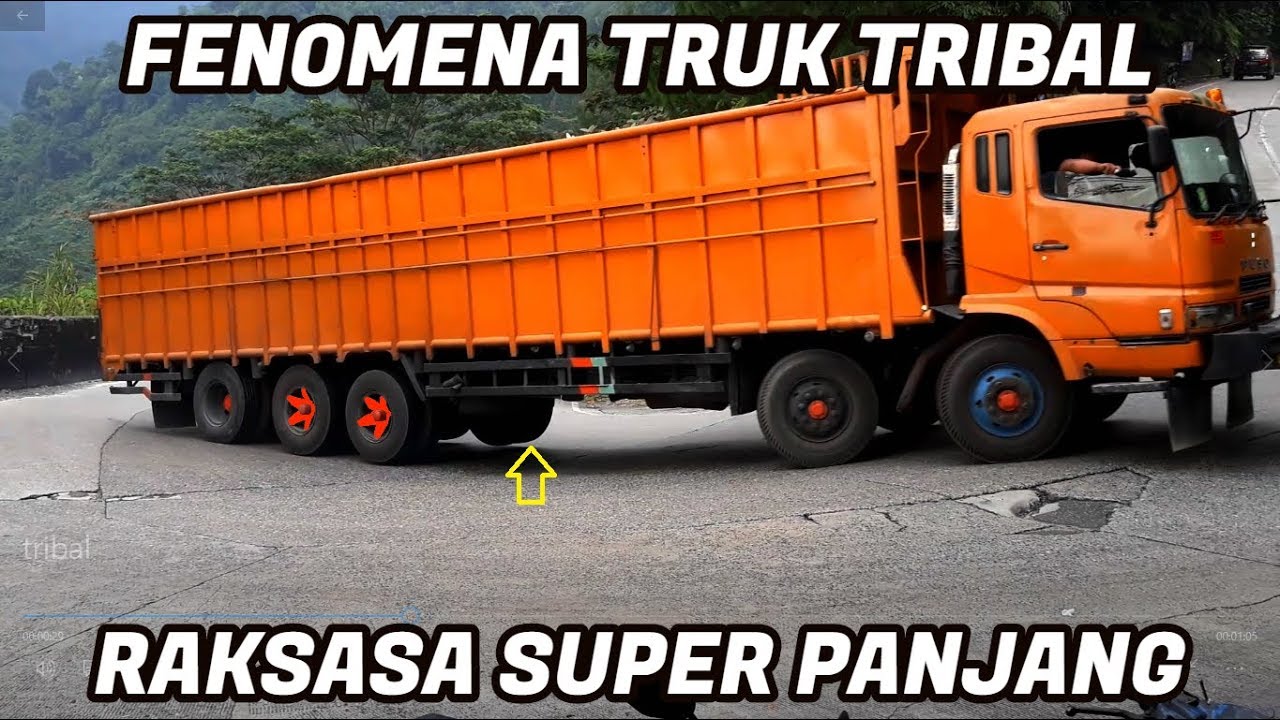 Truk Fuso Tribal Fenomenal Kembali Bikin Heboh Sitinjau Lauik