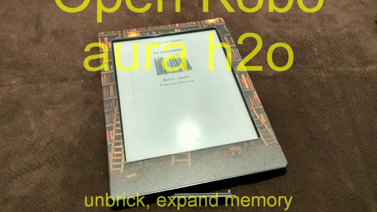 disassemble kobo aura H2O - unbrick, expand memory or replace battery