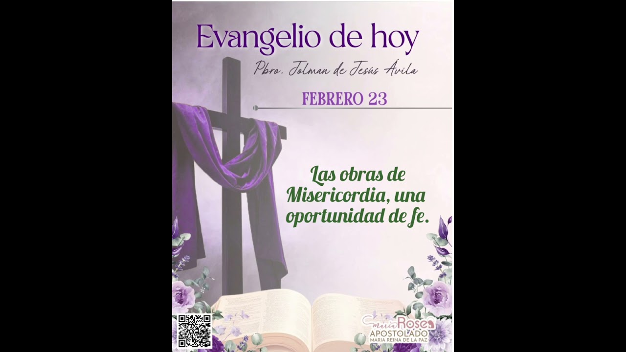 Mt 25,31-46 Evangelio 23 de febrero 2026 lunes
