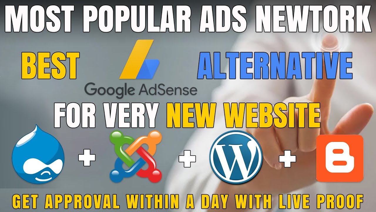 Best Google Adsense Alternative for Blogger/ WordPress  Ads Network | Google Adsense Alternative