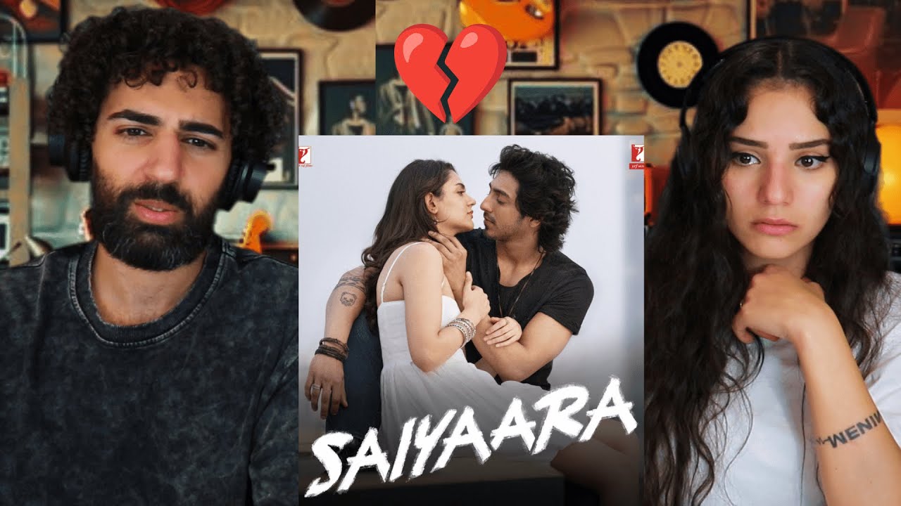 🇮🇳 Reacting - Tearing up to Saiyaara Title Song | Faheem A | (Reaction)