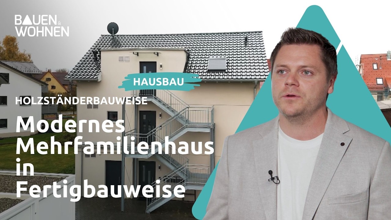 Schw&auml;bische Alb: Zwei Mehrfamilienh&auml;user, die anders gebaut werden  I BAUEN & WOHNEN