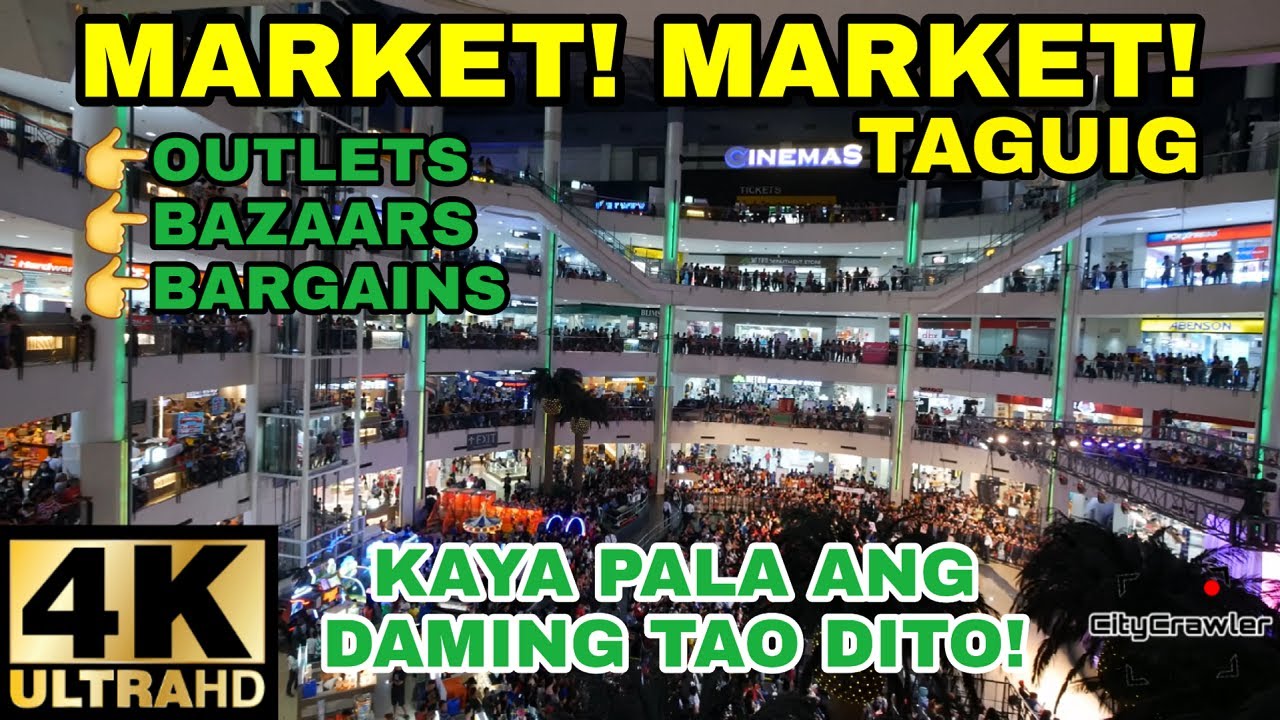 【4K】Market Market Mall at Bonifacio Global City, Taguig, Metro Manila