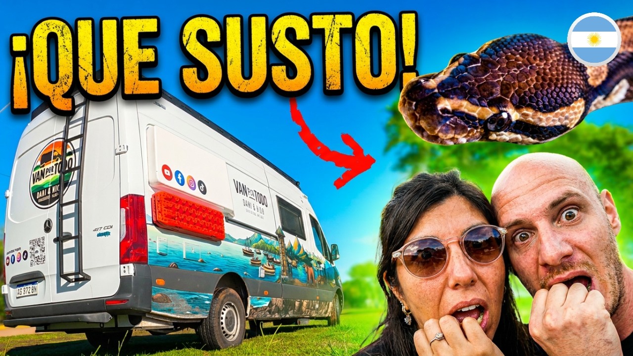 ❌ Primeros KILOMETROS de RUTA y nos pasa ESTO 🐍 ¡Primera frontera SUPERADA! 🇵🇾
