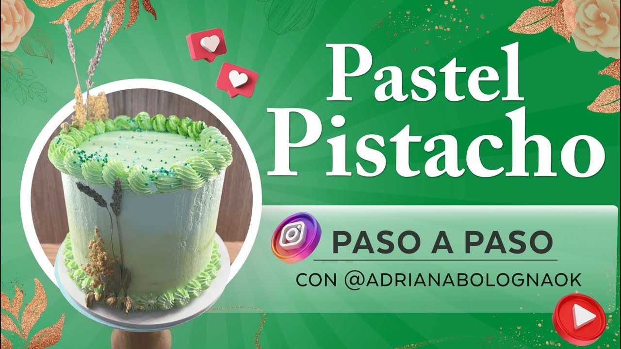 Pastel INCREÍBLE de Pistacho - Receta Paso a Paso🤩