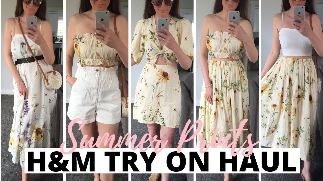 H&M SUMMER TRY ON HAUL 2021 | H&M MEADOW COLLECTION