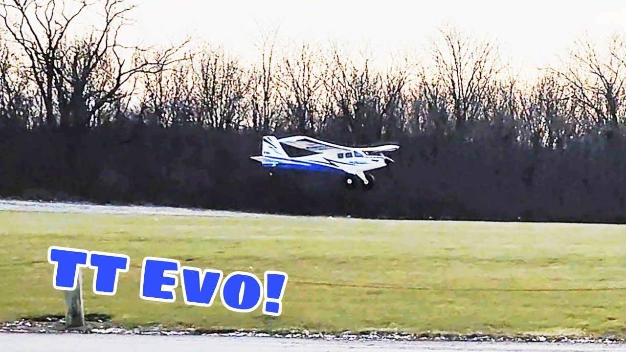 Cold Day for Flying the E-flite UMX Turbo Timber Evolution!