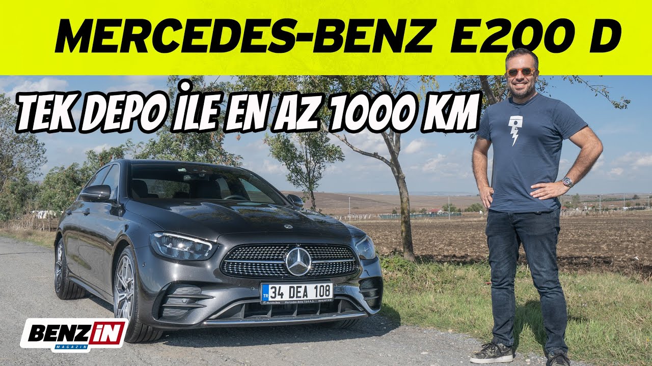 Mercedes E 200 d 2020 test sürüşü | Tek depo ile en az 1000 km