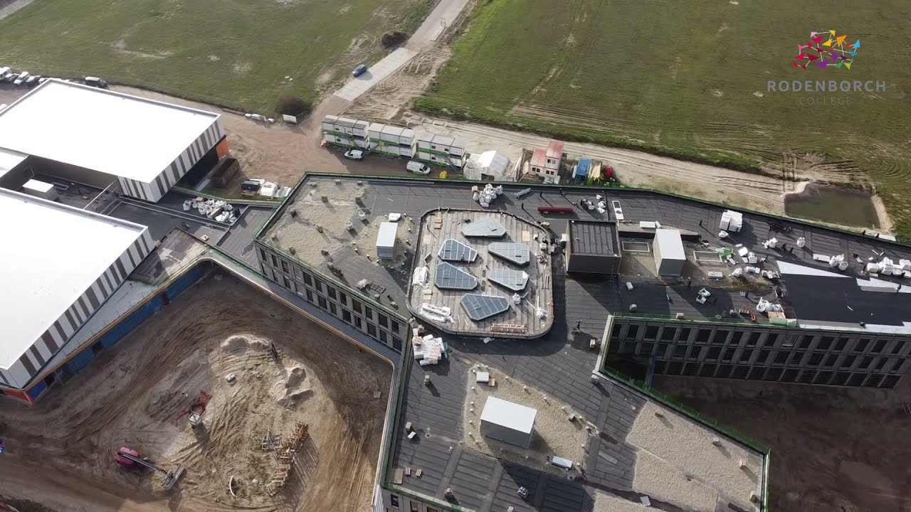 Ons nieuwe schoolgebouw - drone update november