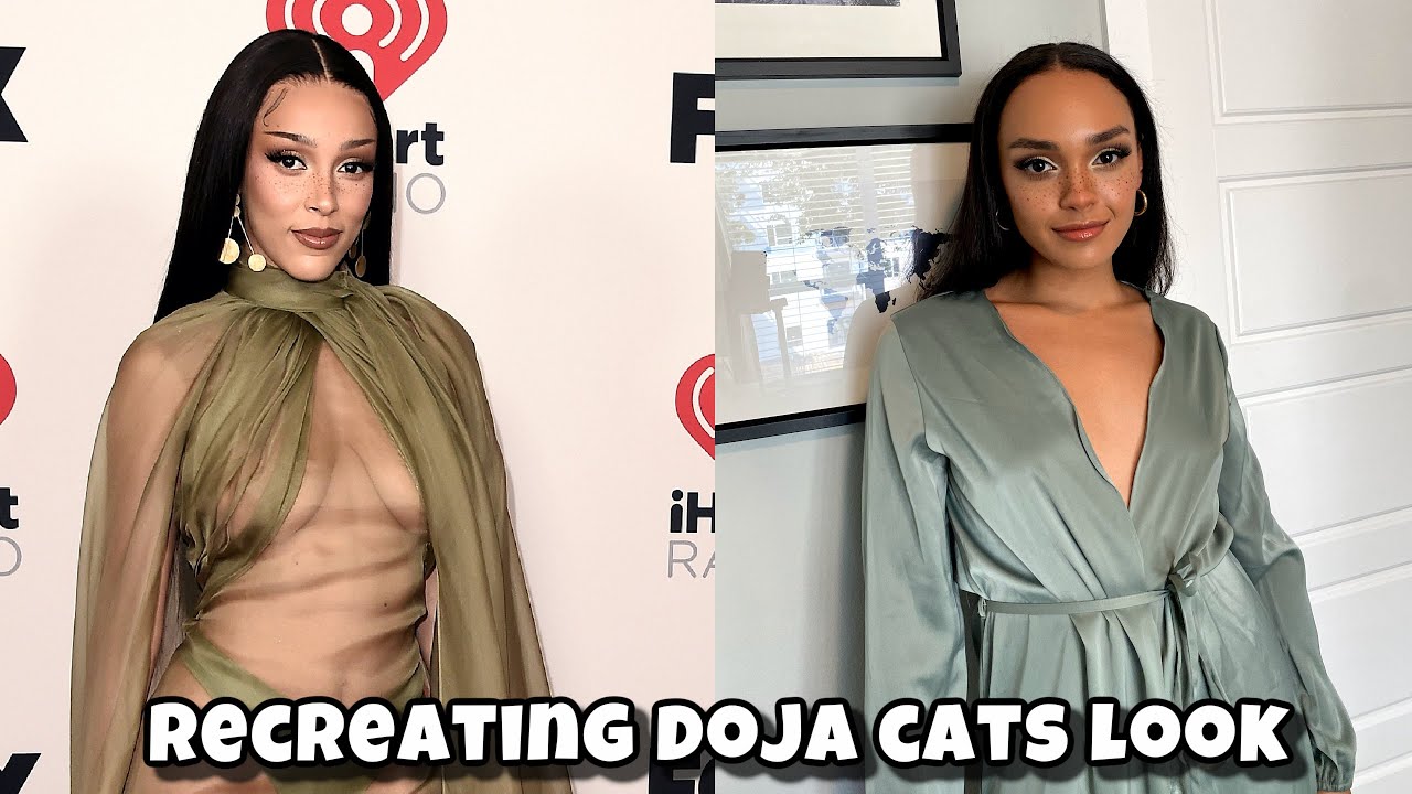 RECREATING DOJA CATS AWARDS SHOW LOOK aka finding out if i actually look like doja cat or not
