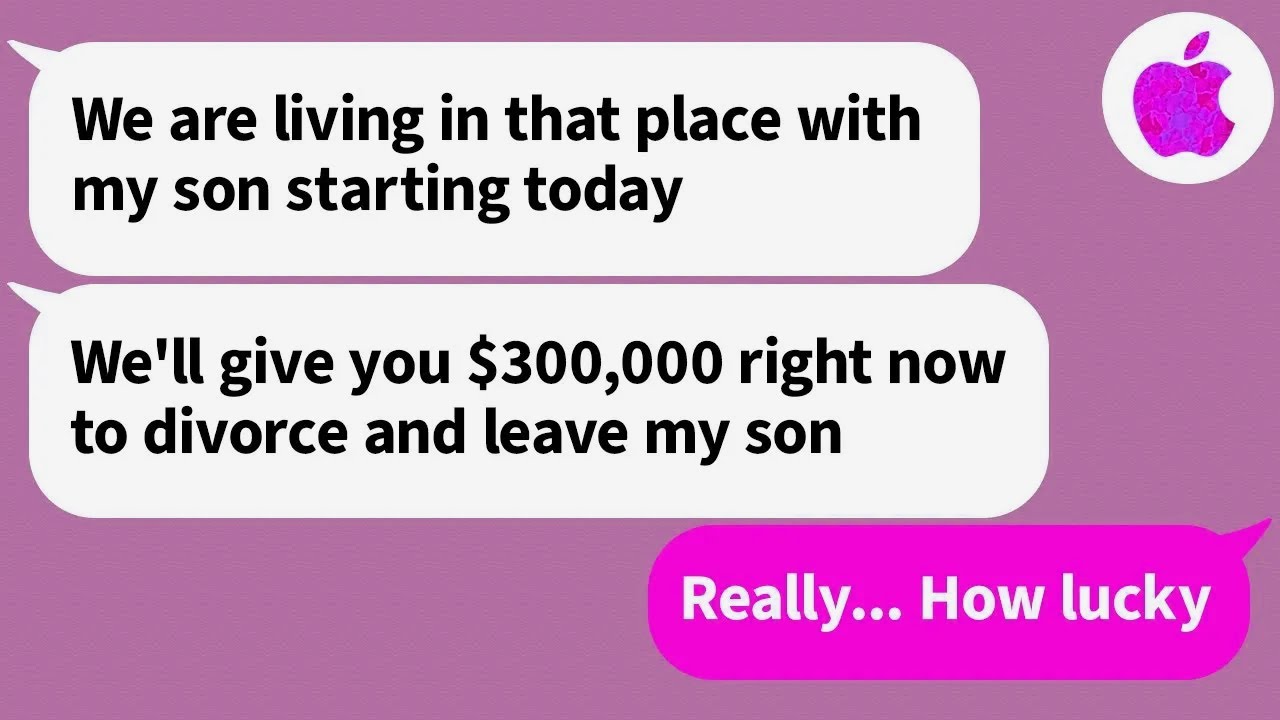 As my husband and I move out, both his mom and sister come after us like maniacs...