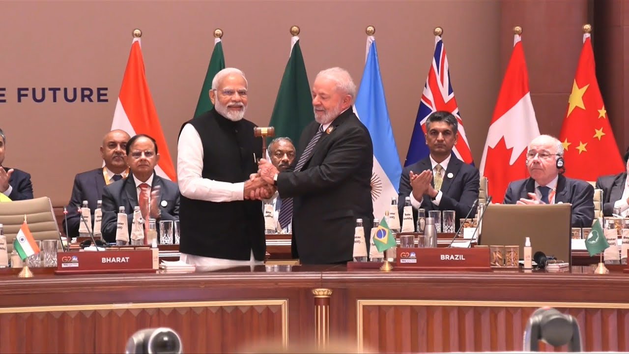 India PM Modi passes gavel to Brazil's Lula as G20 summit closes | AFP