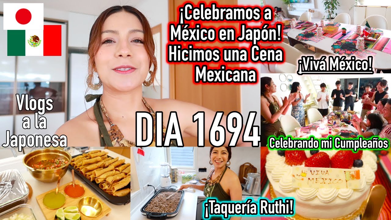 Hicimos una CENA MEXICANA 🇲🇽 en JAPÓN  + ¡VIVA MÉXICO! Termina Mal 🫣 - Ruthi San ♡ 14-09-25