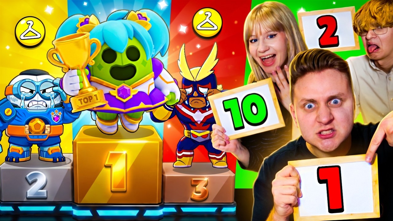 ZROBILIŚMY WIELKI RANKING NOWYCH SKIN&Oacute;W żeby WYBRAĆ TOP1!😲 *NIE ZGADZAM SIĘ!!1!1!*