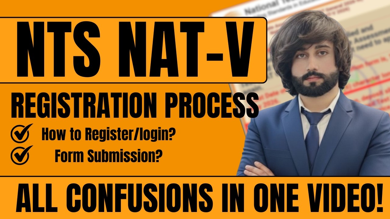 How to Apply in NTS NAT V I NTS NAT Registration Complete Process I NTS NAT V Website is Working Now