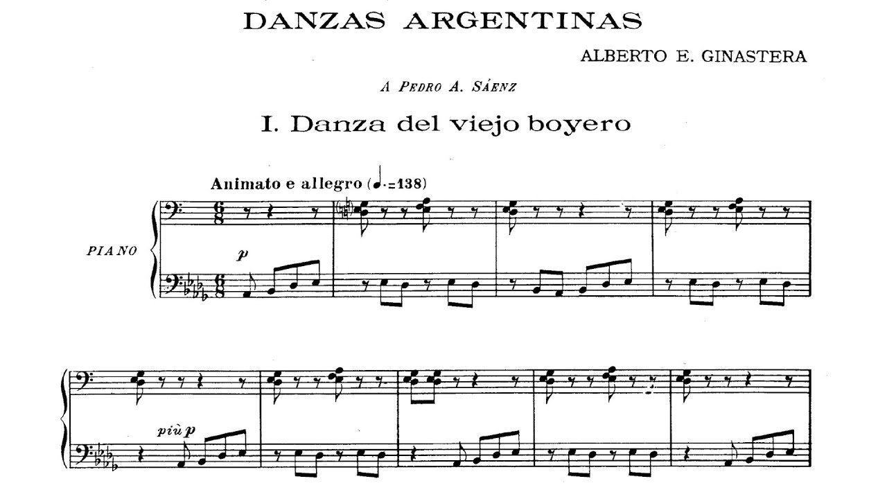 Ginastera: Danzas Argentinas, Op. 2 [Floristán]