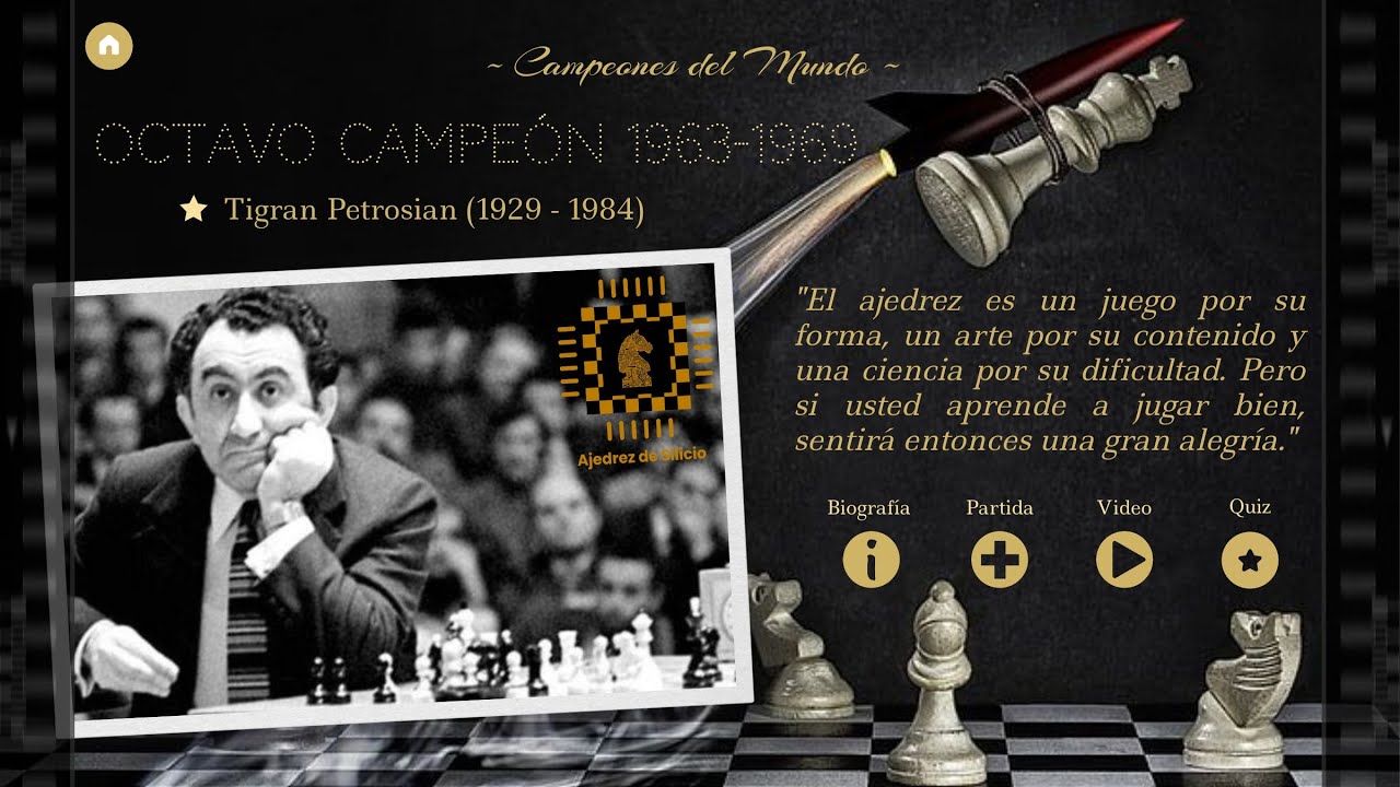 Tigran Petrosian (Noveno Campeón Mundial)