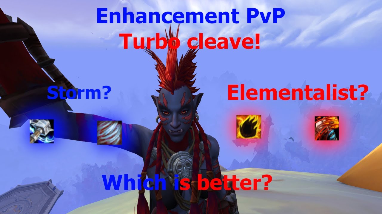 Storm or Elementalist? | Enhancement Shaman PvP | 3v3 Arenas! Turbo Cleave! WoW DF (10.1.5)