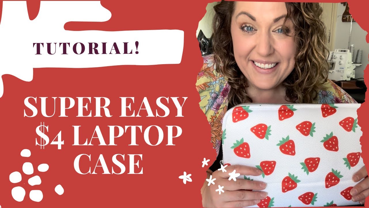 I cheated on Dollar Tree&hellip; 😱 to make a $4 Laptop Case!! 🤩🤩🤩