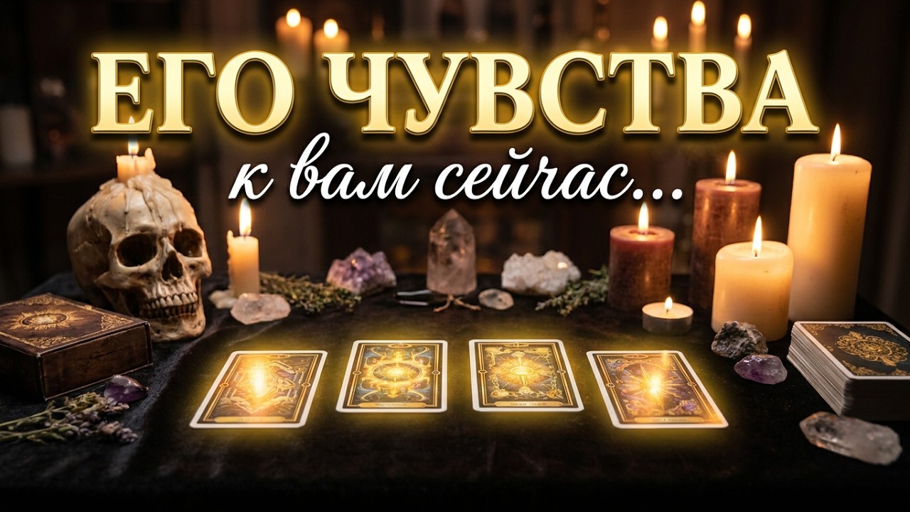 ЕГО ЧУВСТВА К ВАМ СЕЙЧАС. ТАРО ГАДАНИЕ