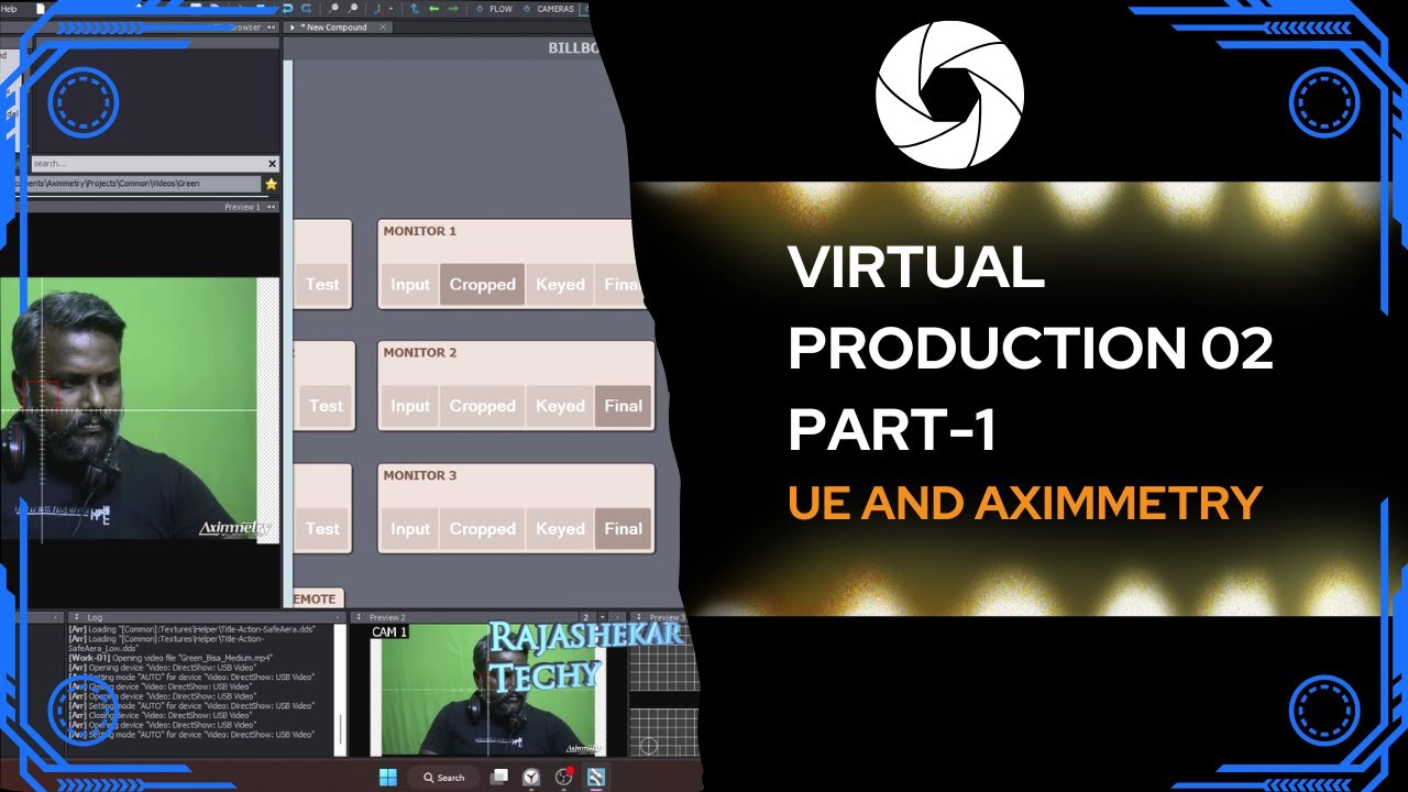 Виртуальное производство, серия 02, часть 1 | Импорт виртуального набора из Unreal Engine в Aximm...