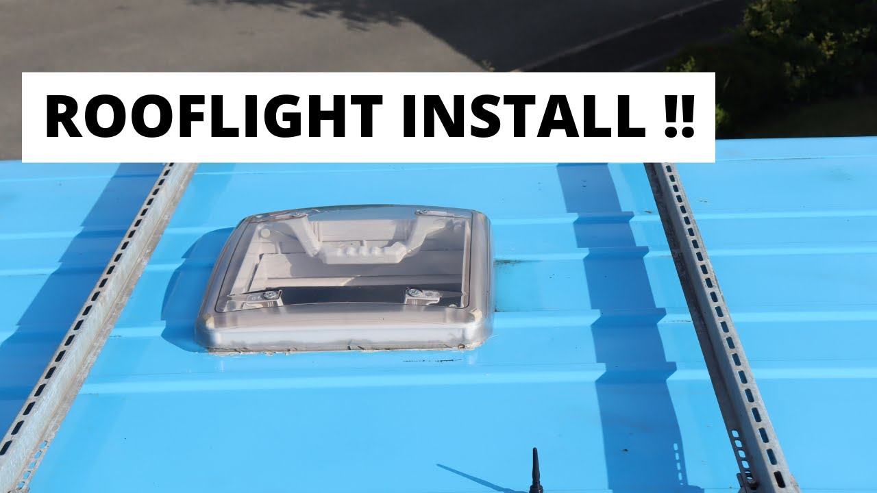 Dometic Mini Heki ROOFLIGHT install | Ford transit conversion
