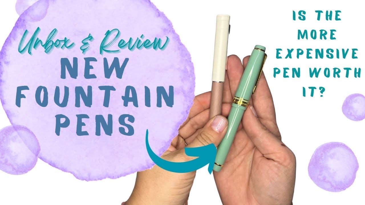 Sailor & Hongdian - New Fountain Pens | Review & Inboxing