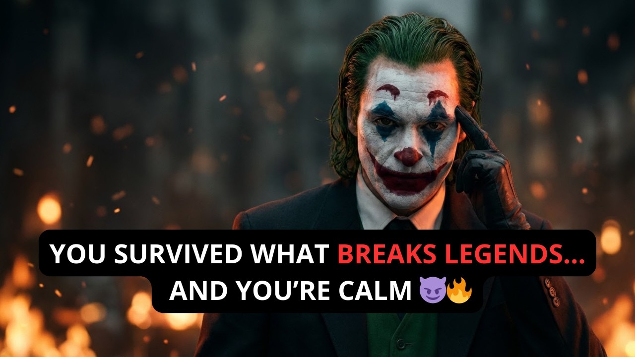 YOU SURVIVED WHAT DESTROYS GENERATIONS… WHO ARE YOU NOW?👁️⚡👿| JOKER SPEECH | JOKER MOTIVATION