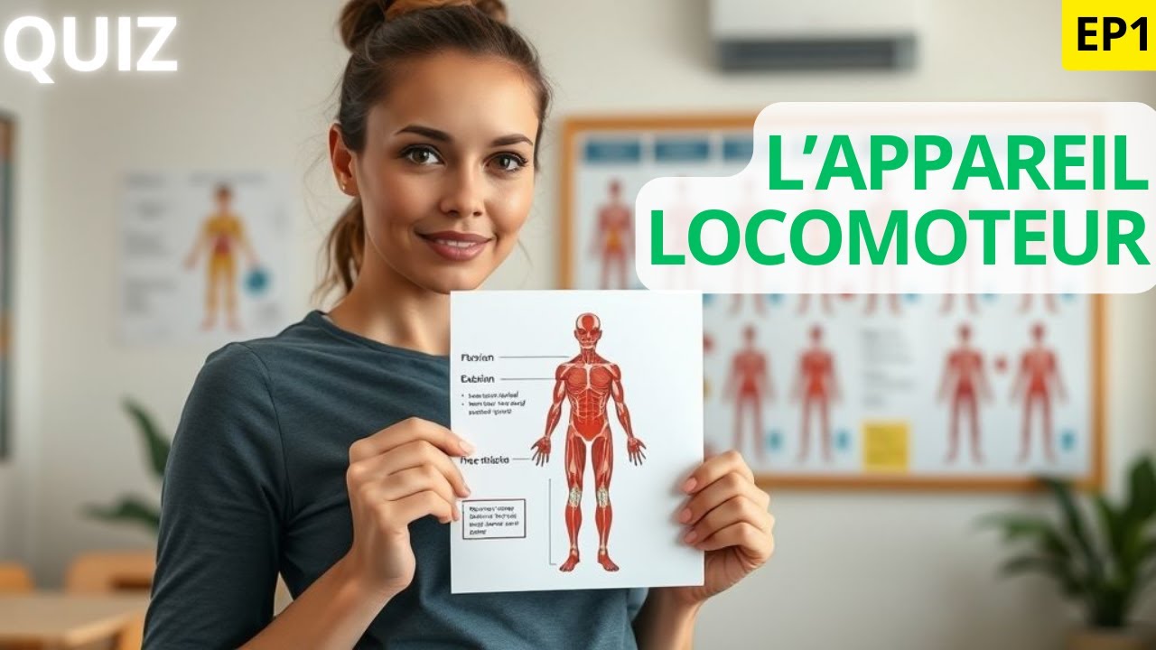 QUIZ 15 Questions EP1 CAP AEPE Système locomoteur et locomotion