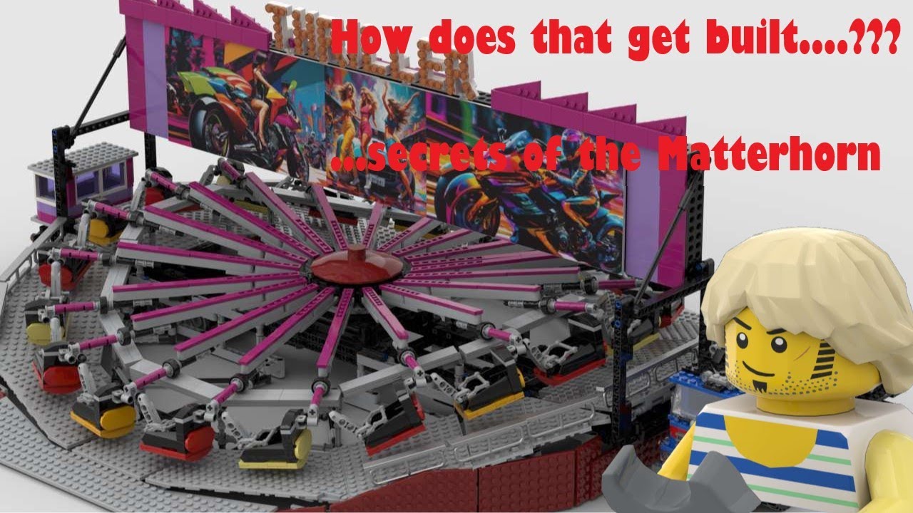 LEGO Matterhorn Build Up (Instructions and kits https://linktr.ee/gregosfairground)