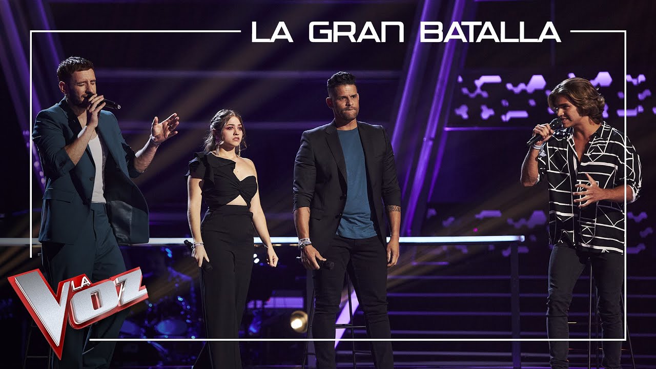 Gabriel, Omar, Ana y LuisFro cantan 'Contigo' | La Gran Batalla | La Voz Antena 3 2022