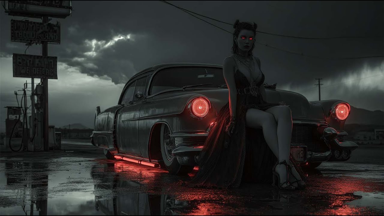 Devil in a Short Skirt Behind the Wheel
