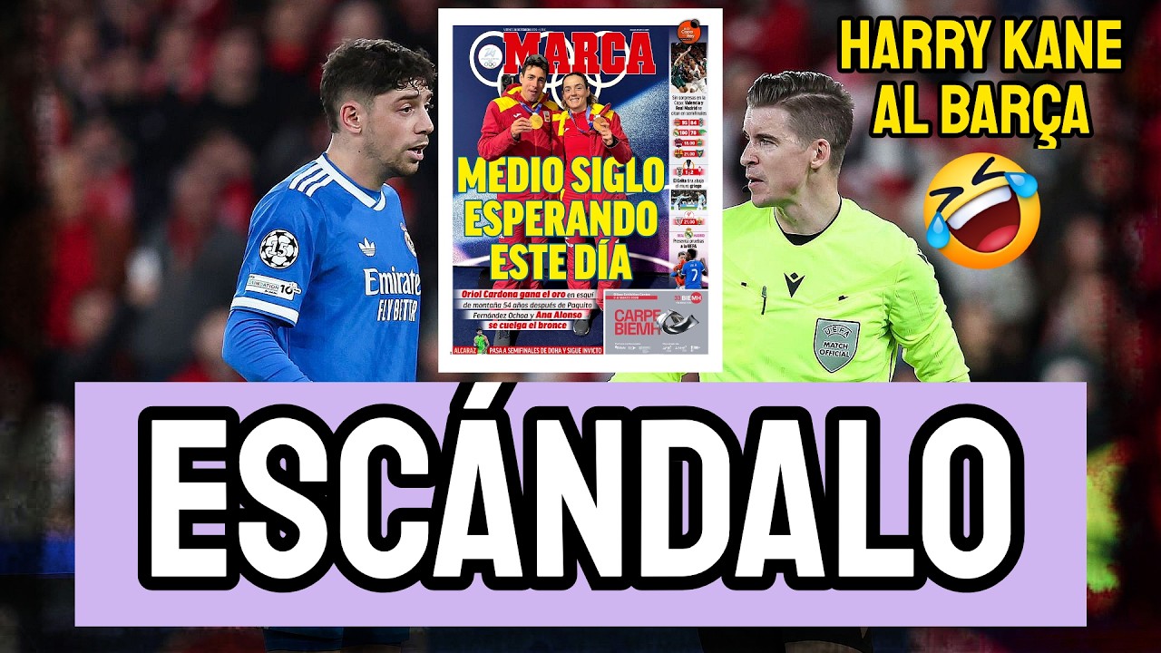 ESCÁNDALO: UEFA PODRÍA SANCIONAR A FEDE VALVERDE TRAS LA DENUNCIA DEL BENFICA | HARRY KANE AL BARÇA