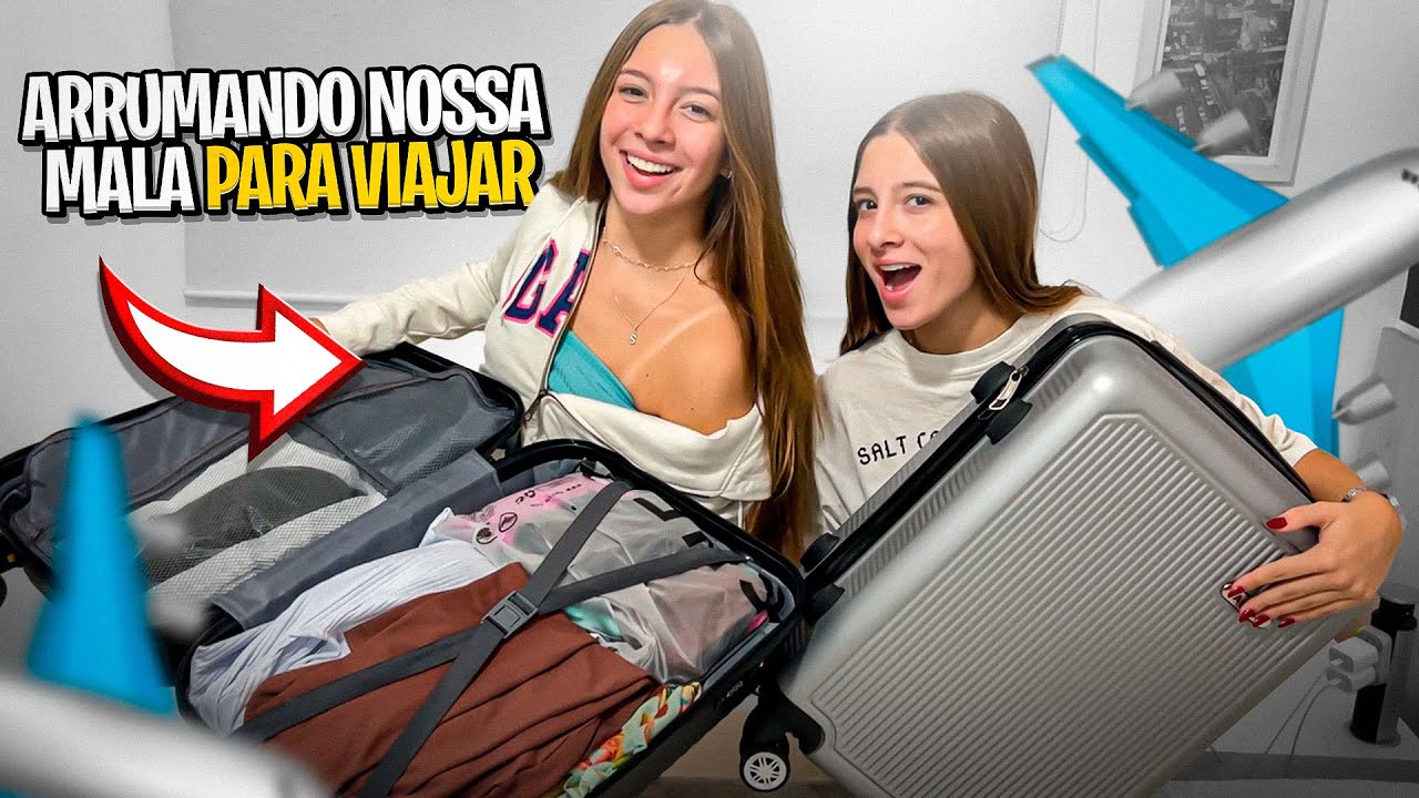 ARRUMANDO NOSSA MALA PARA VIAJAR