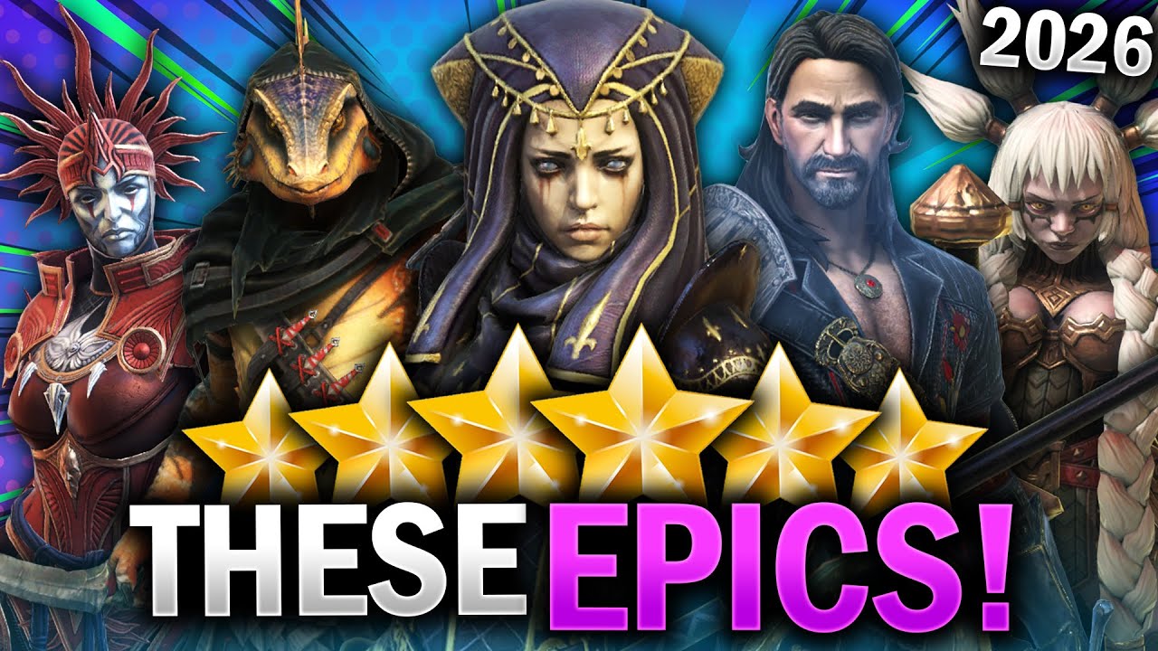 EVERY EPIC CHAMPION REVIEWED! Max These Champions ASAP in 2026! - Raid Shadow Legends Guide