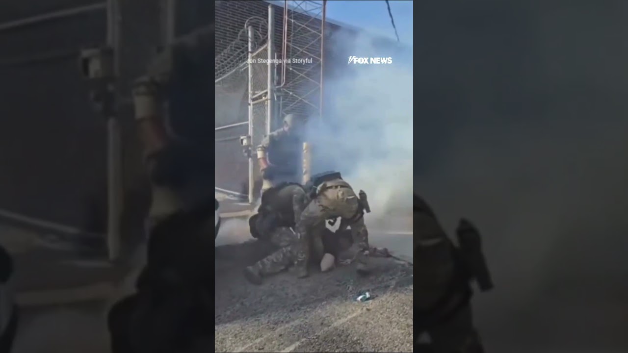 WATCH: Two anti-ICE demonstrators ARRESTED during protest