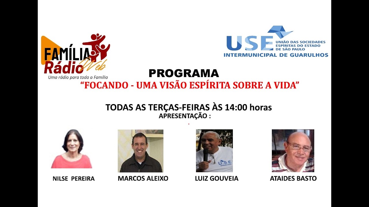 FOCANDO UMA VISÃO ESPIRITA SOBRE A VIDA 17 02 2026