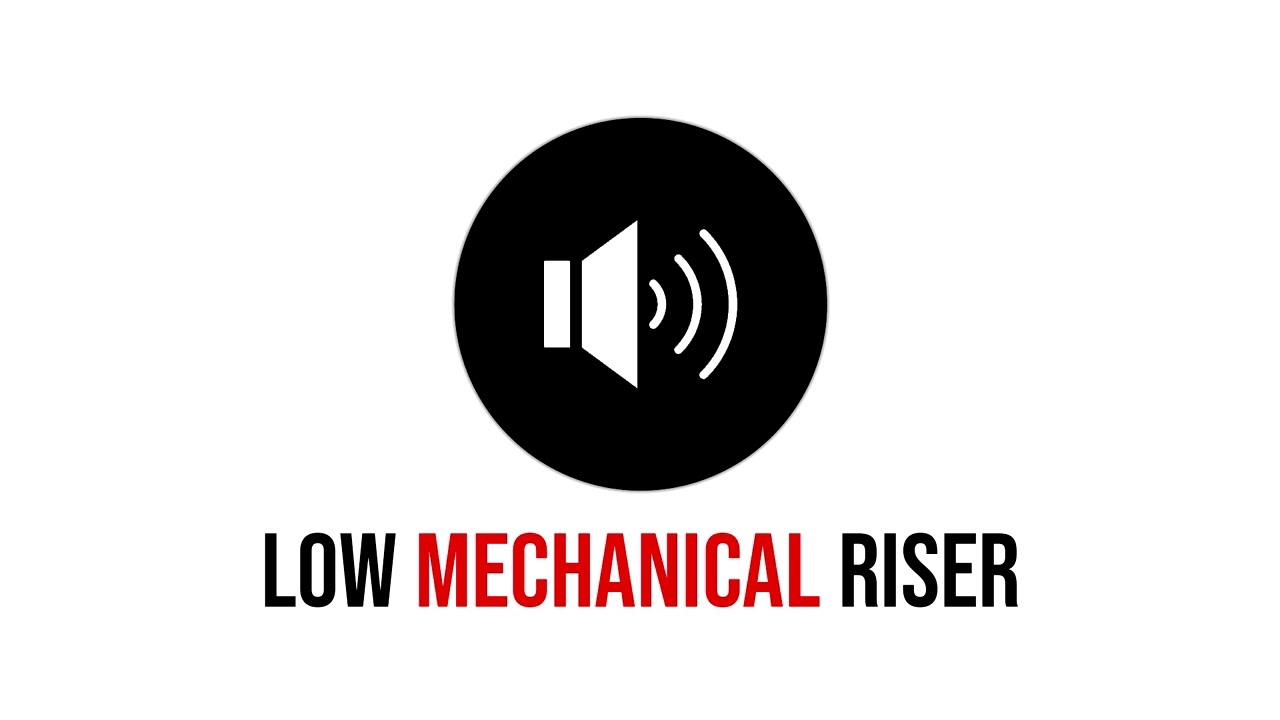 Low Mechanical Riser Sound Effect | Free Download | No Copyright